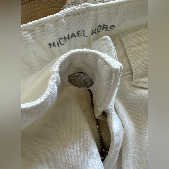 Michael Kors Cool White Denim Jeans 4 - Picture 3 of 6